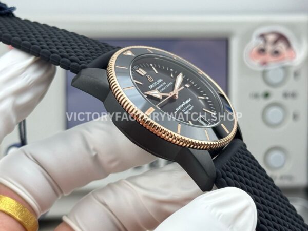 GF Factory Breitling Superocean Heritage B20 UB2010121B1S1 42mm Steel Rubber Strap Black Dial (4) GF Factory Breitling Superocean Heritage B20 UB2010121B1S1 42mm Steel Rubber Strap Black Dial