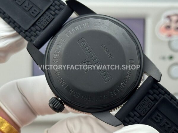 GF Factory Breitling Superocean Heritage B20 UB2010121B1S1 42mm Steel Rubber Strap Black Dial (8) GF Factory Breitling Superocean Heritage B20 UB2010121B1S1 42mm Steel Rubber Strap Black Dial
