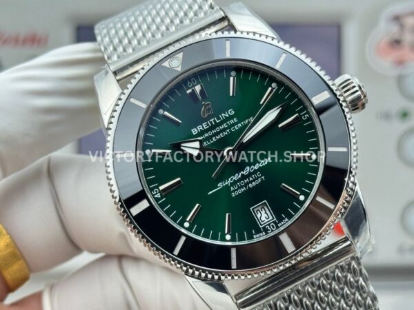 GF Factory Breitling Superocean Heritage B31 AB3111361L1A1 42mm Steel Green Dial