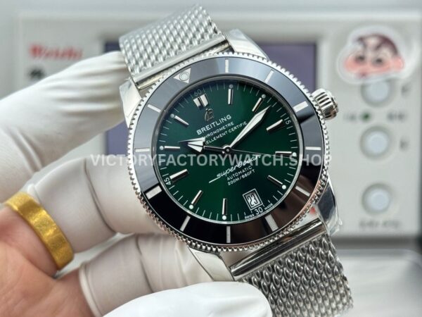 GF Factory Breitling Superocean Heritage B31 AB3111361L1A1 42mm Steel Green Dial