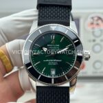 GF Breitling Superocean Heritage B31 AB3111361L1A1 green dial rubber