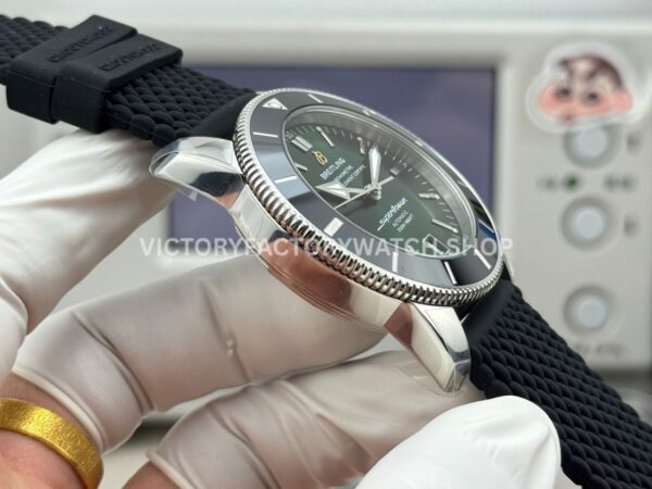 GF Factory Breitling Superocean Heritage B31 AB3111361L1A1 42mm Steel Rubber Strap Green Dial