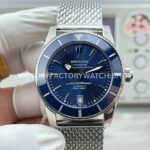 GF Breitling Superocean Heritage II AB2010 steel bracelet blue dial