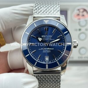 GF Breitling Superocean Heritage II AB2010 steel bracelet blue dial