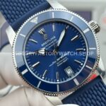GF Factory Breitling Superocean Heritage ll AB2010 42mm Steel Rubber Strap Blue Dial