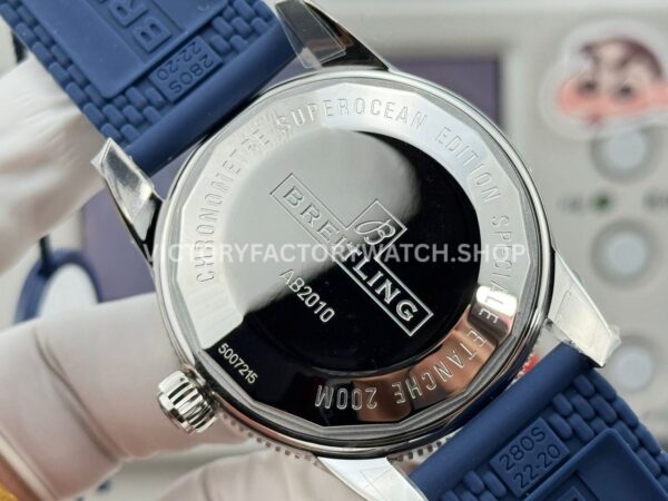 GF Factory Breitling Superocean Heritage ll AB2010 42mm Steel Rubber Strap Blue Dial