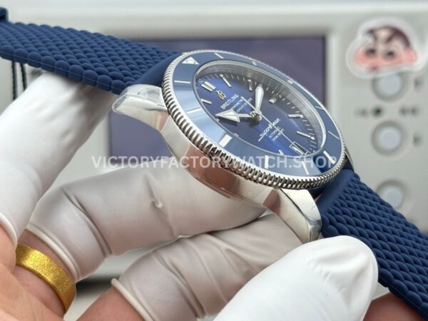 GF Factory Breitling Superocean Heritage ll AB2010 42mm Steel Rubber Strap Blue Dial