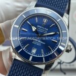 GF Factory Breitling Superocean Heritage ll AB2010 42mm Steel Rubber Strap Blue Dial