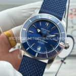 GF Factory Breitling Superocean Heritage ll AB2010 42mm Steel Rubber Strap Blue Dial