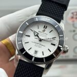 GF Factory Breitling Superocean Heritage ll AB201012.G827154A 42mm Steel Rubber Strap White Dial (5) GF Factory Breitling Superocean Heritage ll AB201012.G827154A 42mm Steel Rubber Strap White Dial