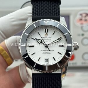 GF Breitling Superocean Heritage II AB201012 white dial rubber strap