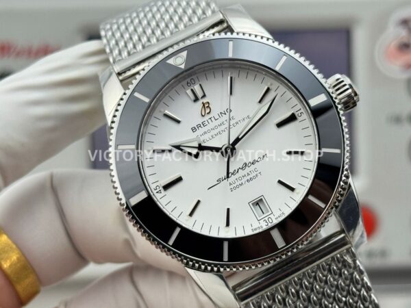 GF Factory Breitling Superocean Heritage ll AB201012.G827154A 42mm Steel White Dial (4) GF Factory Breitling Superocean Heritage ll AB201012.G827154A 42mm Steel White Dial