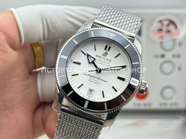 GF Factory Breitling Superocean Heritage ll AB201012.G827154A 42mm Steel White Dial (5) GF Factory Breitling Superocean Heritage ll AB201012.G827154A 42mm Steel White Dial