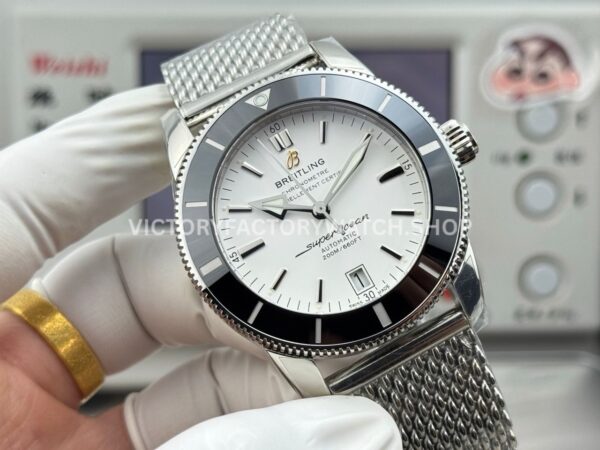GF Factory Breitling Superocean Heritage ll AB201012.G827154A 42mm Steel White Dial (6) GF Factory Breitling Superocean Heritage ll AB201012.G827154A 42mm Steel White Dial