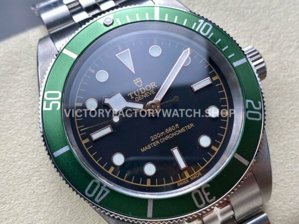 GR Factory Tudor Black Bay M79230G 41mm Full Steel Green Aluminum Bezel Black Dial (12) GR Factory Tudor Black Bay M79230G 41mm Full Steel Green Aluminum Bezel Black Dial
