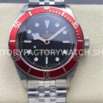 GR Factory Tudor Black Bay M7941A1A0RU-0003 41mm Full Steel Red Aluminum Bezel Black Dial (1) GR Factory Tudor Black Bay M7941A1A0RU-0003 red bezel