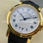HG Factory Breguet Marine 5817BA129V8 39mm Rose Gold Rubber Strap Silver Dial (1) HG Factory Breguet Marine 5517BR/Y2/5ZU 39mm Rose Gold Rubber Strap Silver Dial