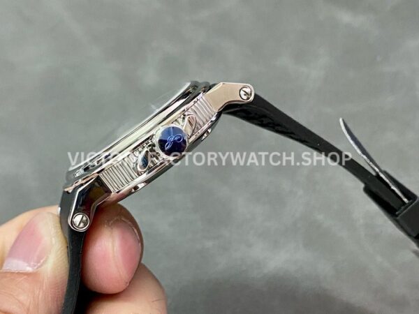 HG Factory Breguet Marine 5817ST/92/5V8 39mm Steel Rubber Strap Black Dial