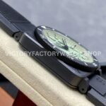 M+ Factory Bell & Ross BR-03-92 BR0392-D-C5-CESRB 41mm Ceramic Rubber Strap Green Dial