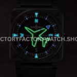 M+ Factory Bell & Ross BR 03 BR03A-CPS-CE-SRB 41mm Ceramic Rubber strap Black Dial