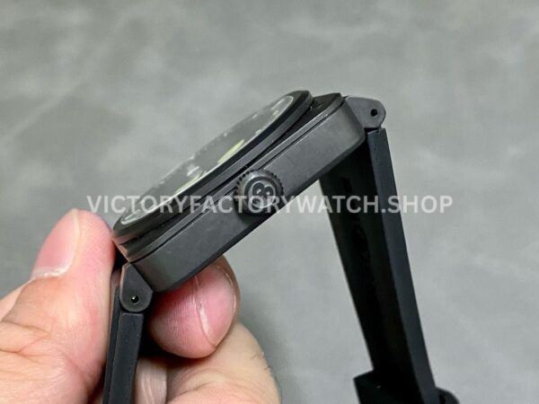 M+ Factory Bell & Ross BR 03 BR03A-CPS-CE-SRB 41mm Ceramic Rubber strap Black Dial