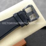M+ Factory Bell & Ross BR-03 BR03A-HRZ-CESRB Horizon 41mm Ceramic Rubber Strap Lines Black Dial