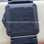 M+ Factory Bell & Ross BR03A-D-LM-CESRB 41mm Ceramic Rubber Strap Ice Blue Dial