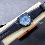 M+ Factory Bell & Ross BR03A-D-LM-CESRB 41mm Ceramic Rubber Strap Ice Blue Dial