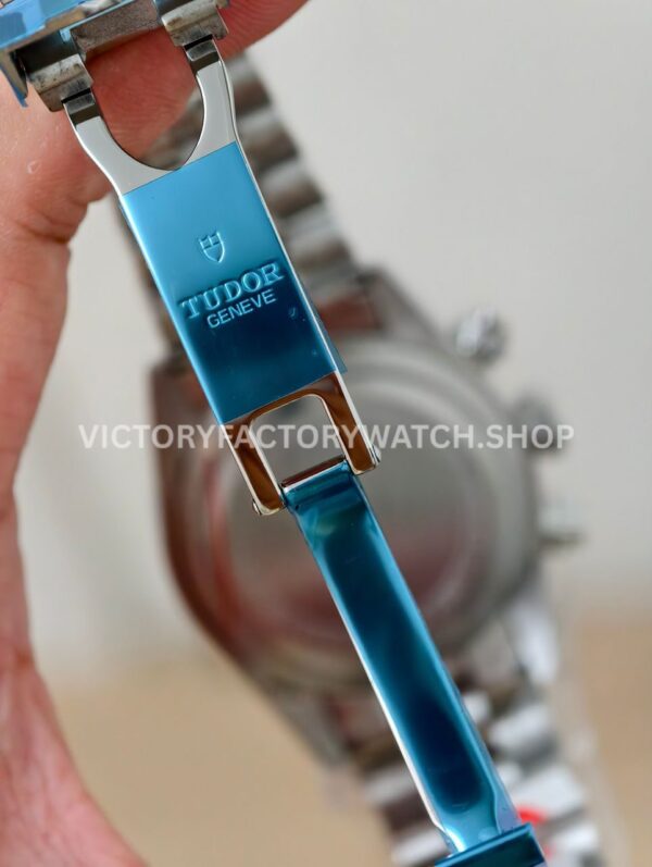 M+ Factory Tudor Heritage Black Bay Chrono 79360B-0002 41mm Full Steel Ceramic Bezel Blue Dial Jubilee