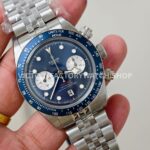 M+ Factory Tudor Heritage Black Bay Chrono 79360B-0002 41mm Full Steel Ceramic Bezel Blue Dial Jubilee