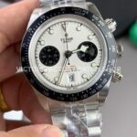 M+ Factory Tudor Panda Black Bay Chrono 79360N-0002 41mm Full Steel Ceramic Bezel White Dial Jubilee (4) M+ Factory Tudor Panda Black Bay Chrono 79360N-0002 41mm Full Steel Ceramic Bezel White Dial Jubilee