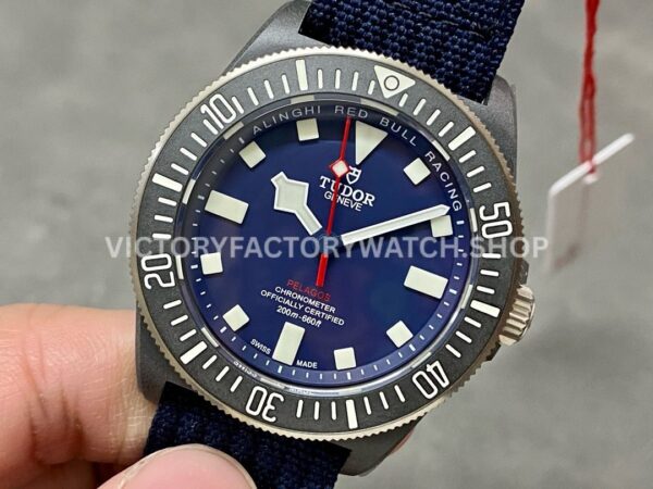 M+ Factory Tudor Pelagos 25707KN 42mm Carbon Fiber Textile Strap Blue Dial (3) M+ Factory Tudor Pelagos 25707KN 42mm Carbon Fiber Textile Strap Blue Dial