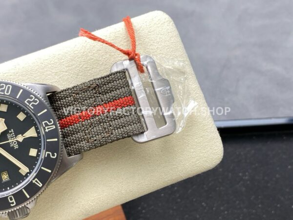 M+ Factory Tudor Pelagos FXD GMT M2542G247NU-0002 42mm Titanium Brown Textile Strap Black Dial (5) M+ Factory Tudor Pelagos FXD GMT M2542G247NU-0002 42mm Titanium Brown Textile Strap Black Dial