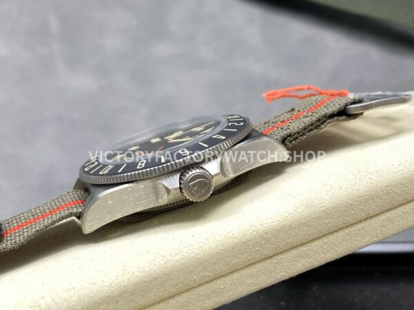 M+ Factory Tudor Pelagos FXD GMT M2542G247NU-0002 42mm Titanium Brown Textile Strap Black Dial (9) M+ Factory Tudor Pelagos FXD GMT M2542G247NU-0002 42mm Titanium Brown Textile Strap Black Dial