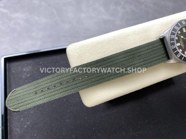 M+ Factory Tudor Pelagos FXD GMT M2542G247NU-0002 42mm Titanium Green Textile Strap Black Dial (3) M+ Factory Tudor Pelagos FXD GMT M2542G247NU-0002 42mm Titanium Green Textile Strap Black Dial