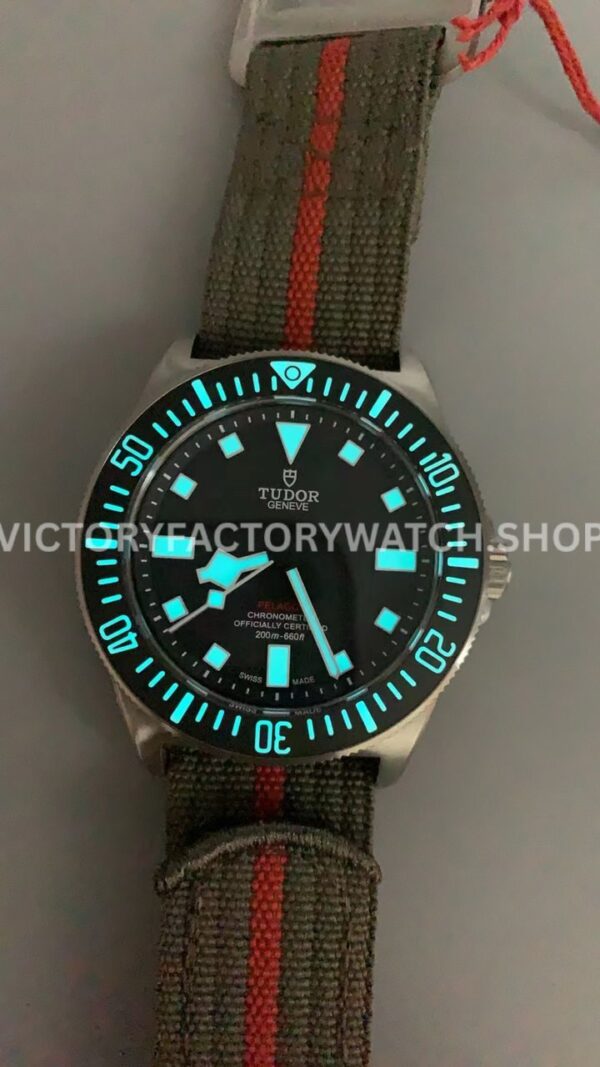 M+ Factory Tudor Pelagos M25717N-0001 42mm Titanium Textile Strap Black Dial (7) M+ Factory Tudor Pelagos M25717N-0001 42mm Titanium Textile Strap Black Dial