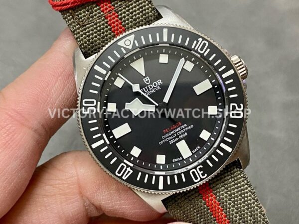 M+ Factory Tudor Pelagos M25717N-0001 42mm Titanium Textile Strap Black Dial (8) M+ Factory Tudor Pelagos M25717N-0001 42mm Titanium Textile Strap Black Dial