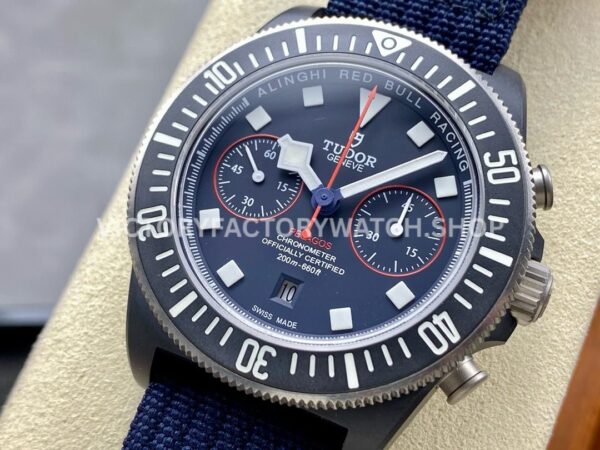 M+ Factory Tudor Pelagos M25807KN-0001 43mm Carbon Textile Strap Blue Dial (4) M+ Factory Tudor Pelagos M25807KN-0001 43mm Carbon Textile Strap Blue Dial