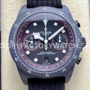 M+ Factory Tudor Pelagos M25827KN-0001 43mm Carbon Fiber Textile Strap Black Dial (7) M+ Factory Tudor Pelagos M25827KN-0001 black dial