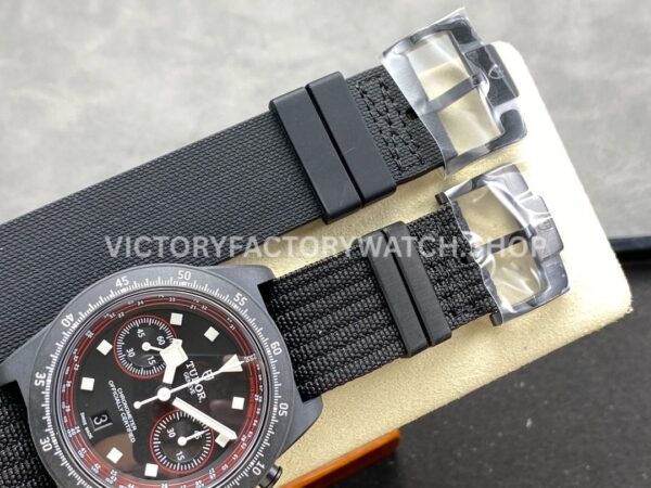 M+ Factory Tudor Pelagos M25827KN-0001 43mm Carbon Fiber Textile Strap Black Dial (8) M+ Factory Tudor Pelagos M25827KN-0001 43mm Carbon Fiber Textile Strap Black Dial