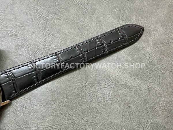 MKS Factory Breguet Classique 5177BB159V6 38mm White Gold Leather Strap Roman Numerals Silver Dial (4) MKS Factory Breguet Classique 5177BB/15/9V6 38mm White Gold Leather Strap Roman Numerals Silver Dial
