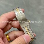 MKS Factory Tudor Date-Day 76213-0011 35mm Half Yellow Gold Diamond Gold Dial (3) MKS Factory Tudor Date-Day 76213-0011 36mm Half Yellow Gold Diamond Gold Dial