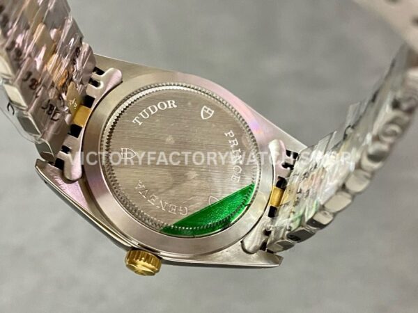 MKS Factory Tudor Date-Day 76213-0011 35mm Half Yellow Gold Diamond Gold Dial (5) MKS Factory Tudor Date-Day 76213-0011 36mm Half Yellow Gold Diamond Gold Dial