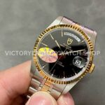 MKS Factory Tudor Date-Day 76213-62483-BK 36mm Half Yellow Gold Black Dial