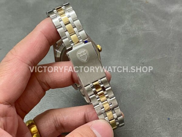 MKS Factory Tudor Date-Day 76213-62483-BK 36mm Half Yellow Gold Black Dial