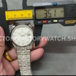 MKS Factory Tudor Date-Day 76214-0009 36mm Full Steel White Gold Bezel Silver Dial (3) MKS Factory Tudor Date-Day 76214-0009 36mm Full Steel White Gold Bezel Silver Dial
