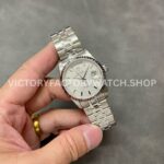 MKS Factory Tudor Date-Day 76214-0009 36mm Full Steel White Gold Bezel Silver Dial (4) MKS Factory Tudor Date-Day 76214-0009 36mm Full Steel White Gold Bezel Silver Dial