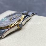 MKS Factory Tudor Prince Date Day 76213-0019 36mm Half Yellow Gold Silver Mosaic Linen Dial (2) MKS Factory Tudor Prince Date Day 76213-0019 36mm Half Yellow Gold Silver Mosaic Linen Dial