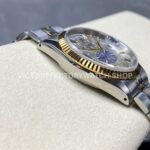 MKS Factory Tudor Prince Date Day 76213-0019 36mm Half Yellow Gold Silver Mosaic Linen Dial (9) MKS Factory Tudor Prince Date Day 76213-0019 36mm Half Yellow Gold Silver Mosaic Linen Dial