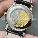 OM Factory Blancpain Villeret Quantième Complet 6654-1113-55B 40mm Steel OM Factory Blancpain Villeret Quantième Complet 6654-1113-55B 40mm Steel Leather Strap Roman Numerals Grey Dial
